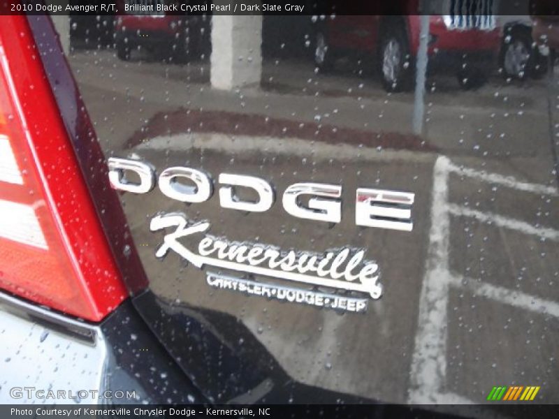 Brilliant Black Crystal Pearl / Dark Slate Gray 2010 Dodge Avenger R/T
