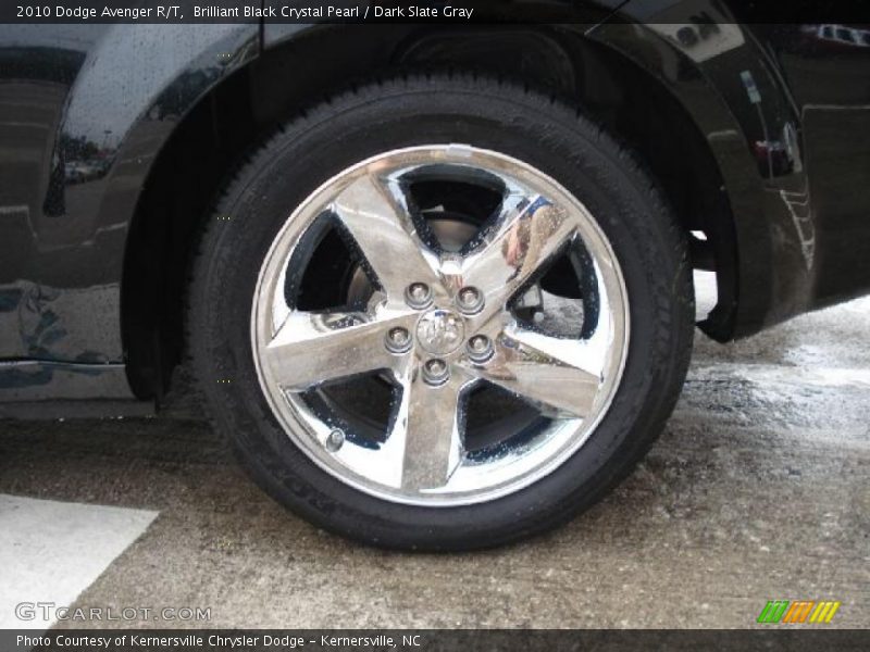 Brilliant Black Crystal Pearl / Dark Slate Gray 2010 Dodge Avenger R/T