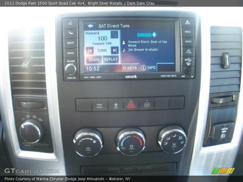 Bright Silver Metallic / Dark Slate Gray 2011 Dodge Ram 1500 Sport Quad Cab 4x4