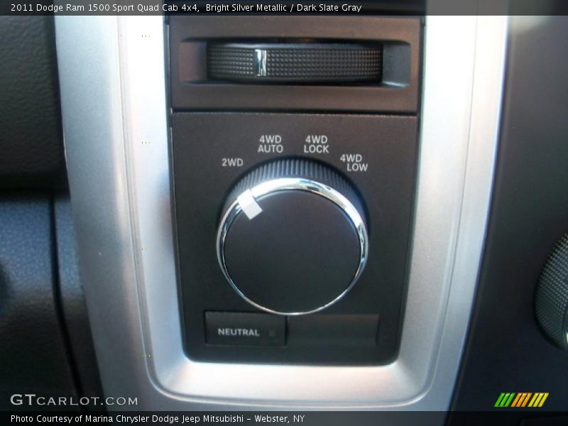 Bright Silver Metallic / Dark Slate Gray 2011 Dodge Ram 1500 Sport Quad Cab 4x4