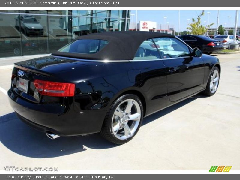 Brilliant Black / Cardamom Beige 2011 Audi A5 2.0T Convertible