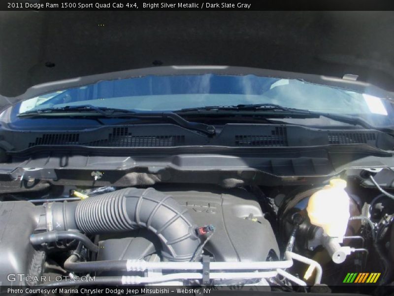 Bright Silver Metallic / Dark Slate Gray 2011 Dodge Ram 1500 Sport Quad Cab 4x4