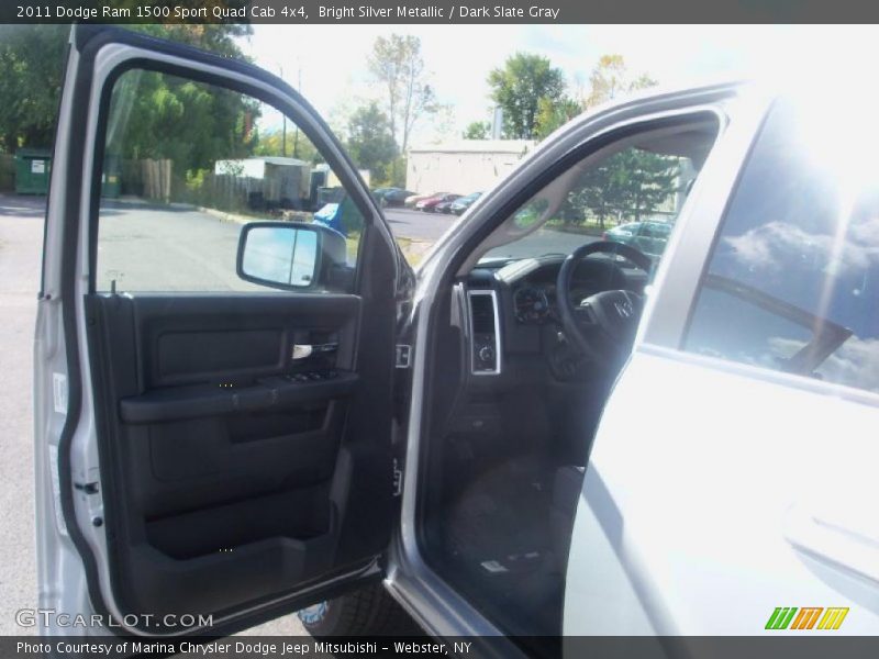 Bright Silver Metallic / Dark Slate Gray 2011 Dodge Ram 1500 Sport Quad Cab 4x4