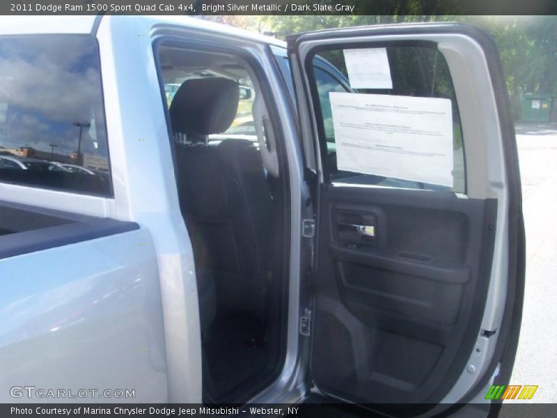 Bright Silver Metallic / Dark Slate Gray 2011 Dodge Ram 1500 Sport Quad Cab 4x4