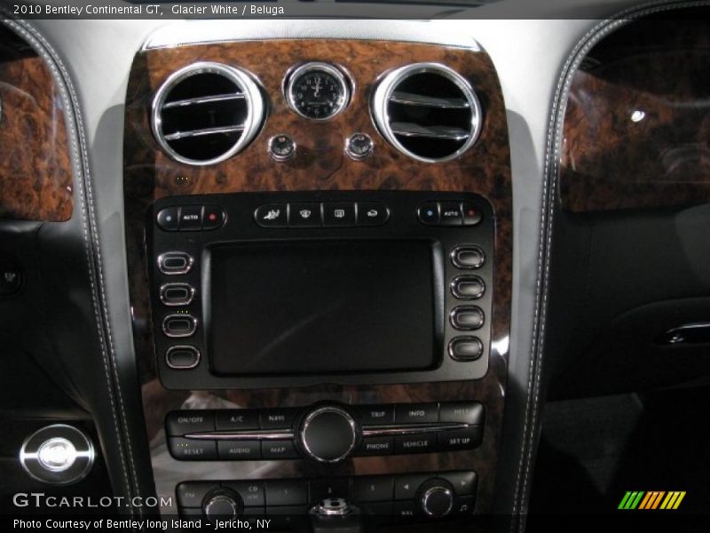Glacier White / Beluga 2010 Bentley Continental GT