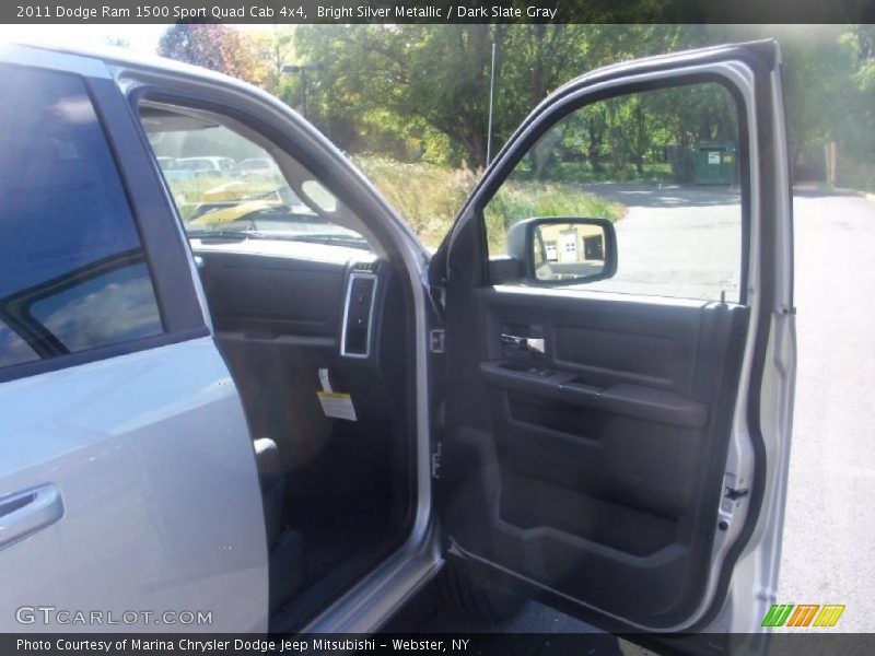 Bright Silver Metallic / Dark Slate Gray 2011 Dodge Ram 1500 Sport Quad Cab 4x4