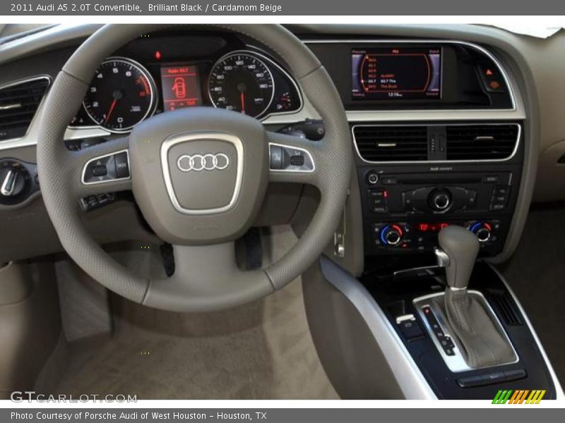 Brilliant Black / Cardamom Beige 2011 Audi A5 2.0T Convertible