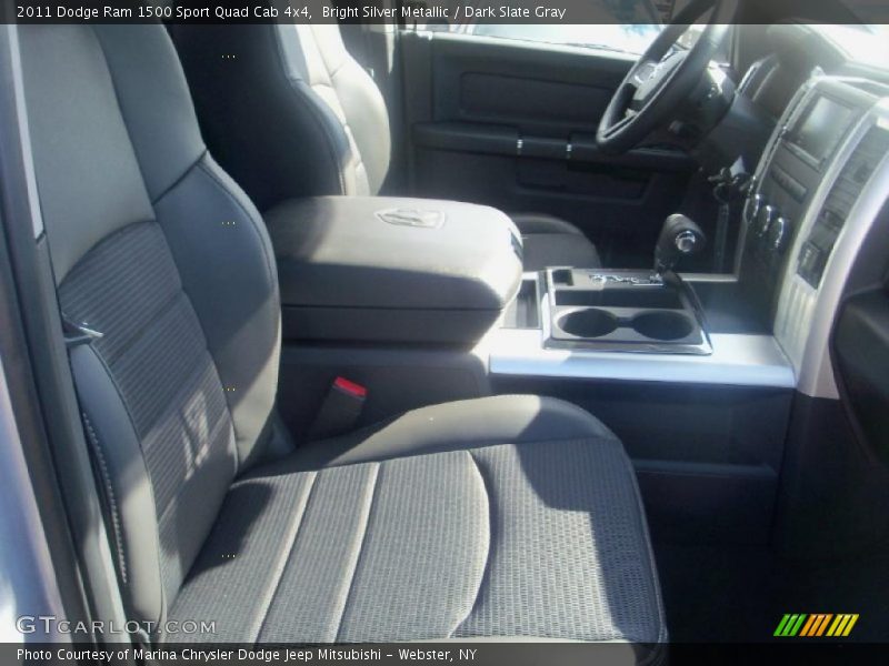 Bright Silver Metallic / Dark Slate Gray 2011 Dodge Ram 1500 Sport Quad Cab 4x4