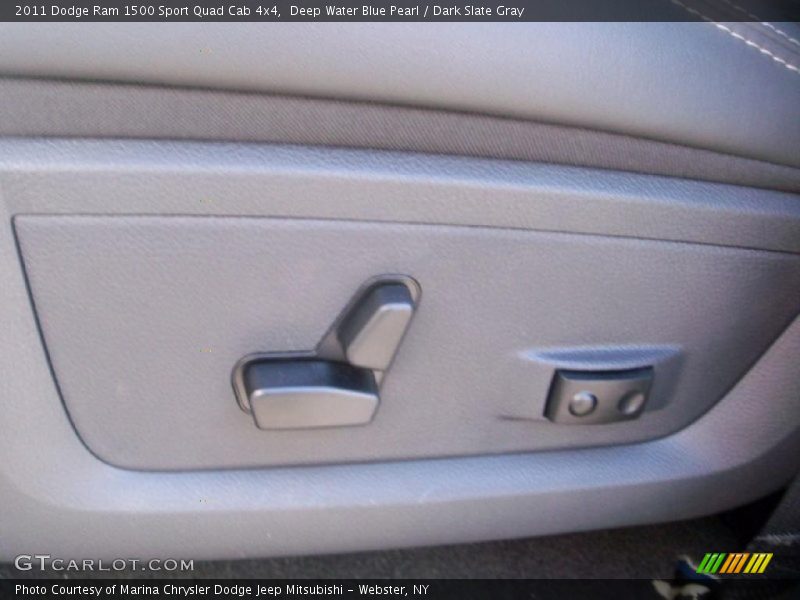 Deep Water Blue Pearl / Dark Slate Gray 2011 Dodge Ram 1500 Sport Quad Cab 4x4
