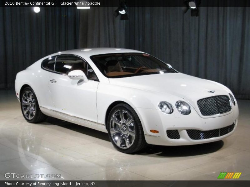 Glacier White / Saddle 2010 Bentley Continental GT