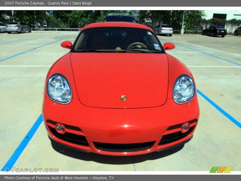 Guards Red / Sand Beige 2007 Porsche Cayman