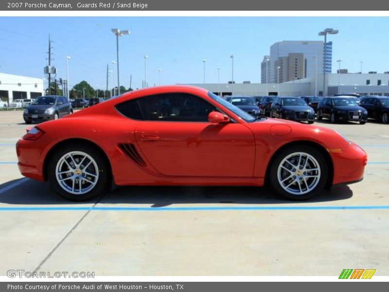 Guards Red / Sand Beige 2007 Porsche Cayman