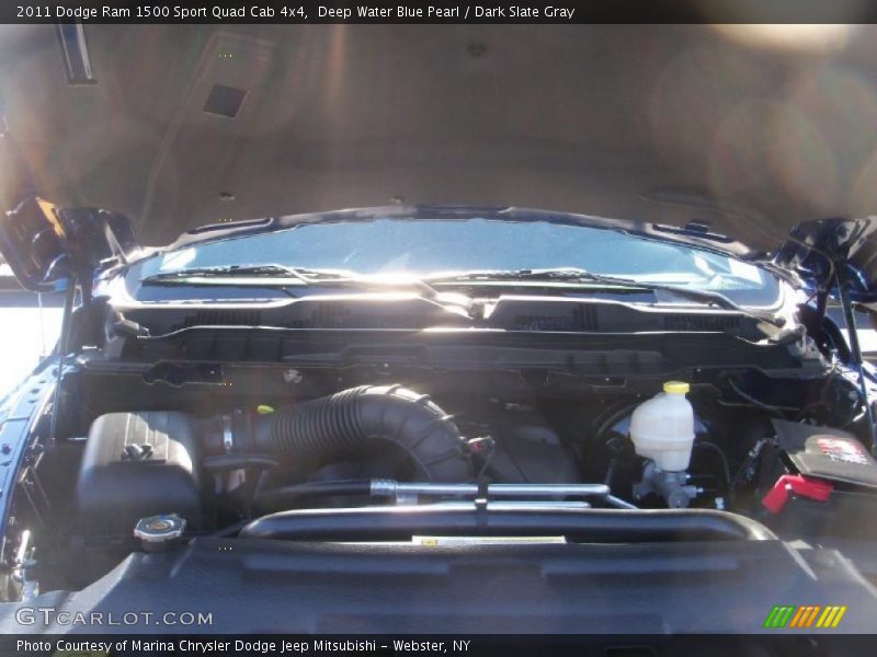 Deep Water Blue Pearl / Dark Slate Gray 2011 Dodge Ram 1500 Sport Quad Cab 4x4