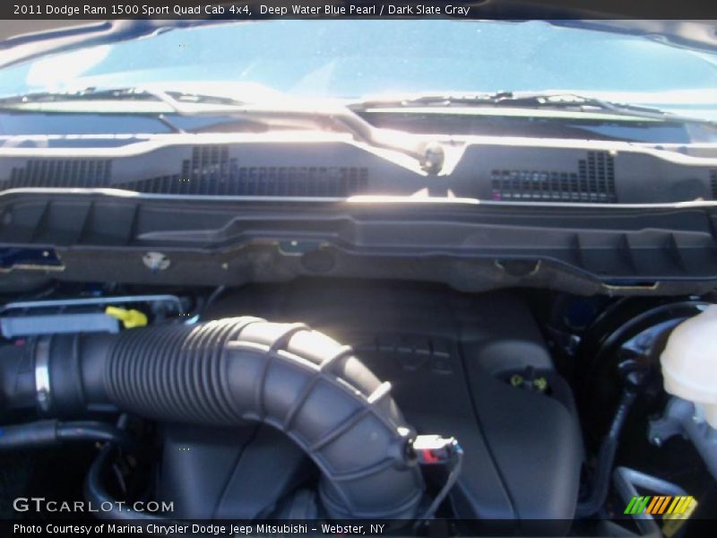 Deep Water Blue Pearl / Dark Slate Gray 2011 Dodge Ram 1500 Sport Quad Cab 4x4