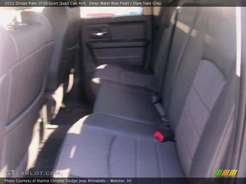 Deep Water Blue Pearl / Dark Slate Gray 2011 Dodge Ram 1500 Sport Quad Cab 4x4