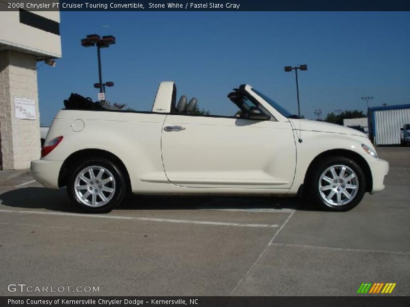 Stone White / Pastel Slate Gray 2008 Chrysler PT Cruiser Touring Convertible