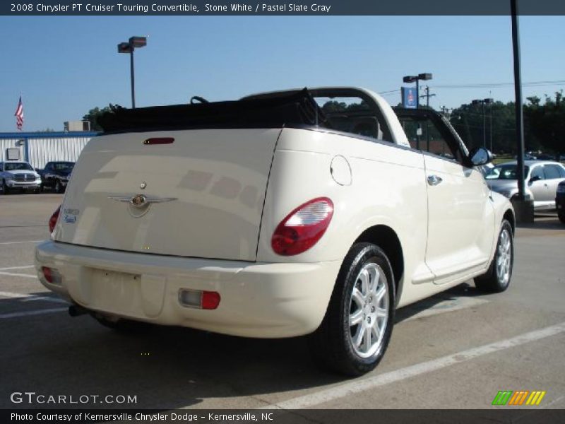 Stone White / Pastel Slate Gray 2008 Chrysler PT Cruiser Touring Convertible