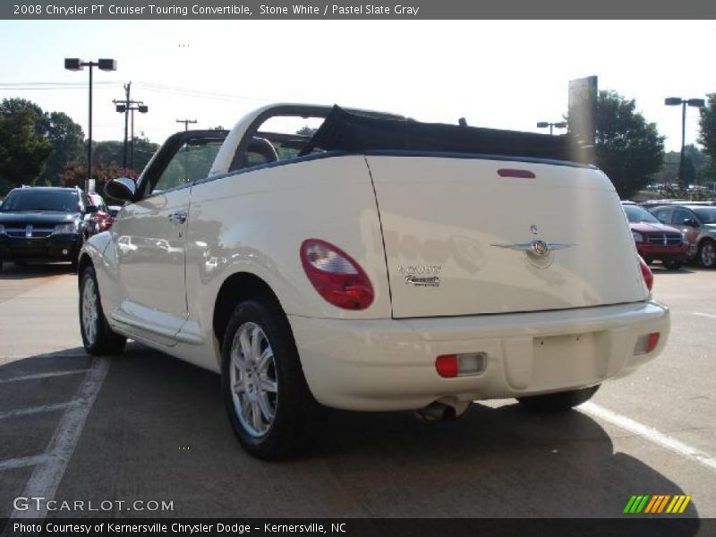 Stone White / Pastel Slate Gray 2008 Chrysler PT Cruiser Touring Convertible