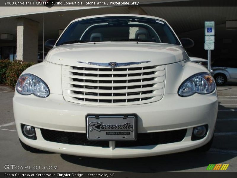 Stone White / Pastel Slate Gray 2008 Chrysler PT Cruiser Touring Convertible