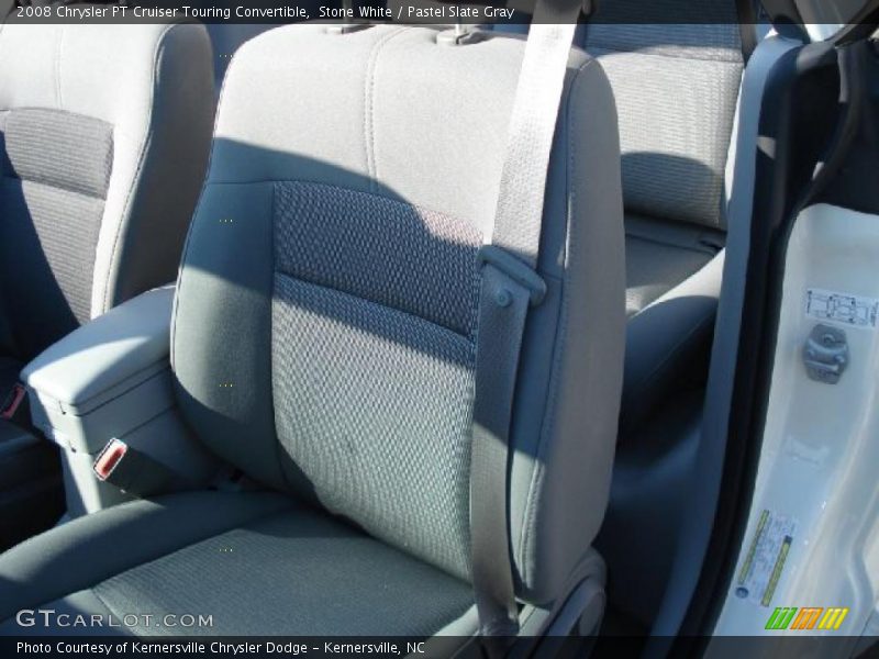 Stone White / Pastel Slate Gray 2008 Chrysler PT Cruiser Touring Convertible