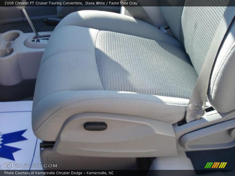 Stone White / Pastel Slate Gray 2008 Chrysler PT Cruiser Touring Convertible
