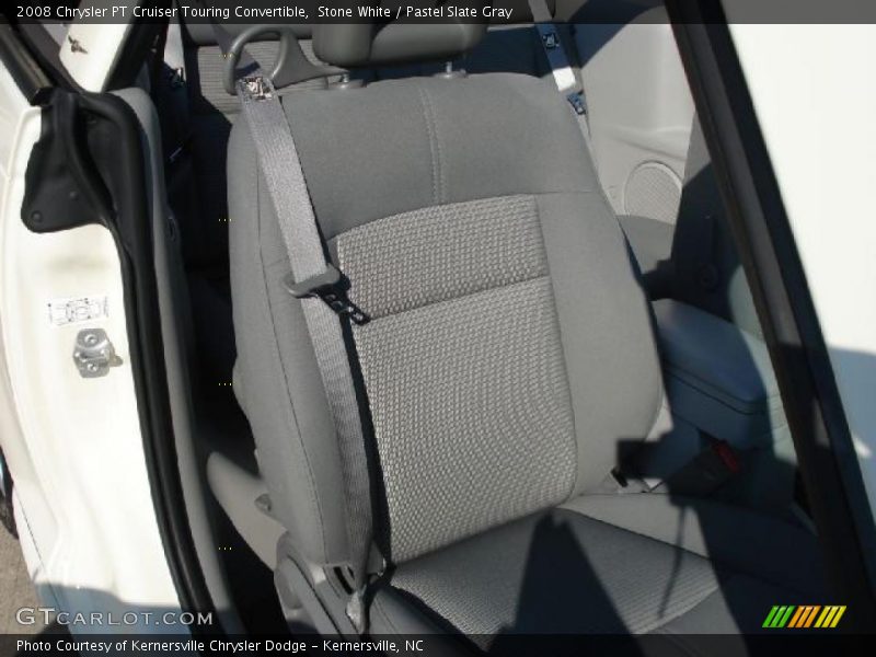 Stone White / Pastel Slate Gray 2008 Chrysler PT Cruiser Touring Convertible
