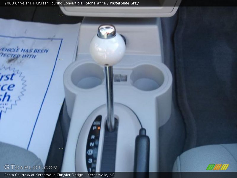 Stone White / Pastel Slate Gray 2008 Chrysler PT Cruiser Touring Convertible