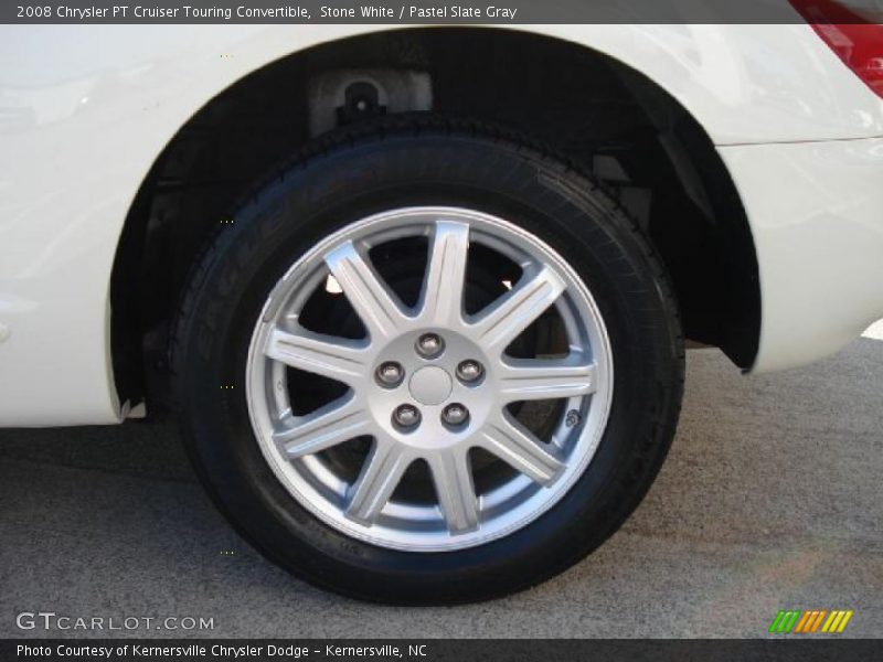 Stone White / Pastel Slate Gray 2008 Chrysler PT Cruiser Touring Convertible