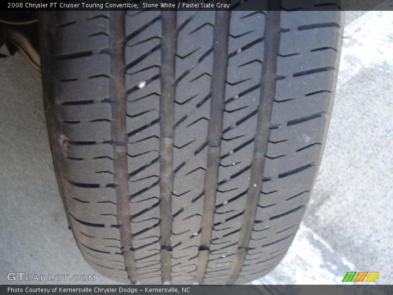 Stone White / Pastel Slate Gray 2008 Chrysler PT Cruiser Touring Convertible