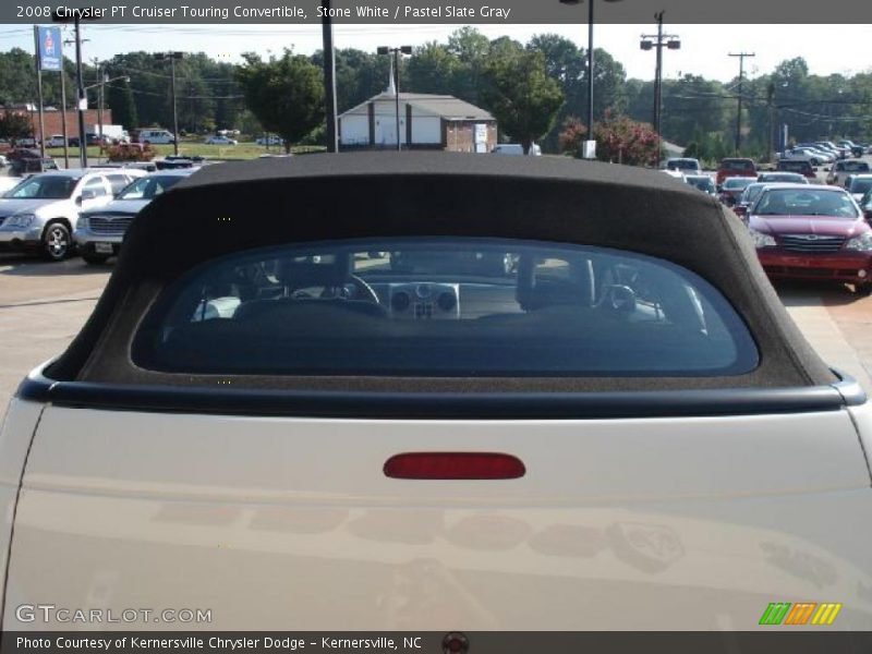 Stone White / Pastel Slate Gray 2008 Chrysler PT Cruiser Touring Convertible