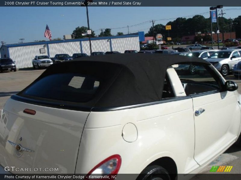 Stone White / Pastel Slate Gray 2008 Chrysler PT Cruiser Touring Convertible