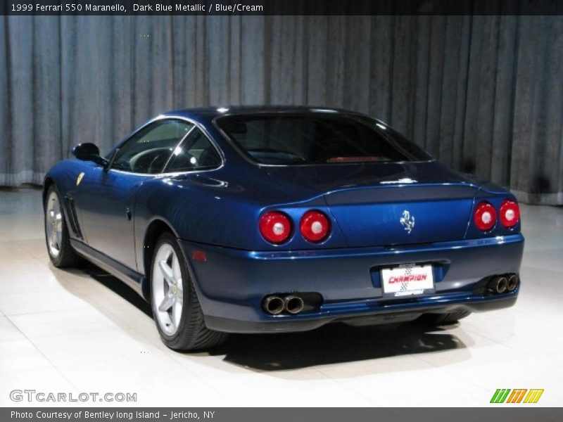 Dark Blue Metallic / Blue/Cream 1999 Ferrari 550 Maranello