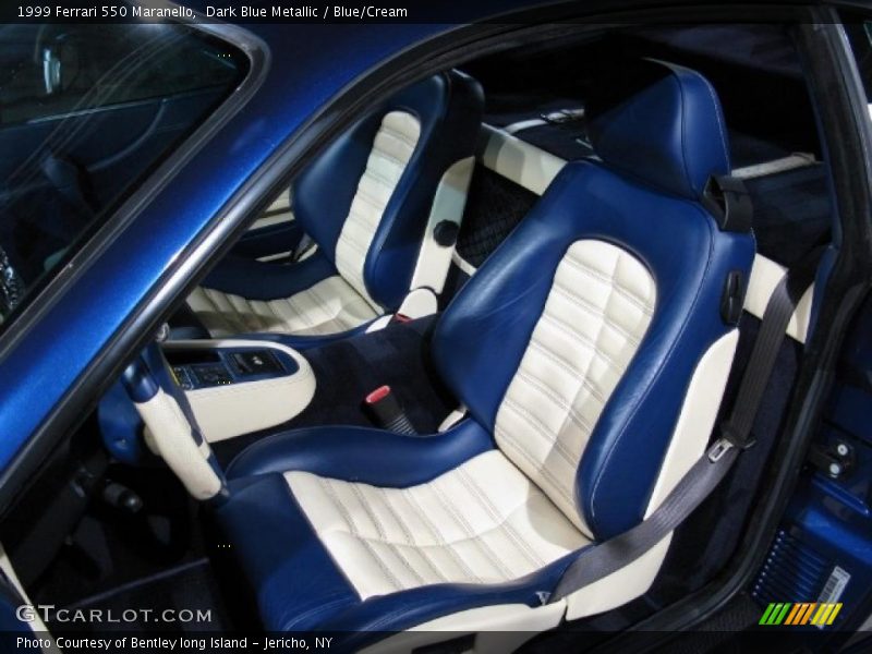 Dark Blue Metallic / Blue/Cream 1999 Ferrari 550 Maranello