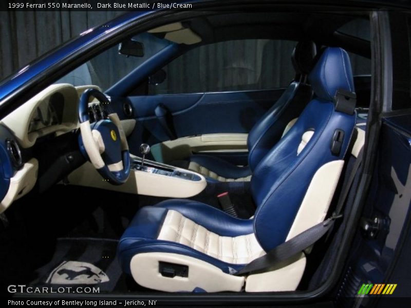 Dark Blue Metallic / Blue/Cream 1999 Ferrari 550 Maranello