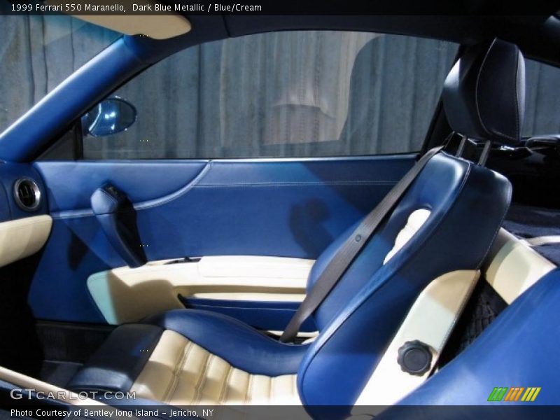 Dark Blue Metallic / Blue/Cream 1999 Ferrari 550 Maranello