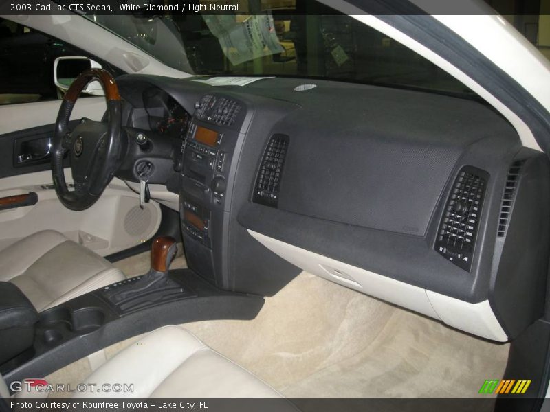 White Diamond / Light Neutral 2003 Cadillac CTS Sedan