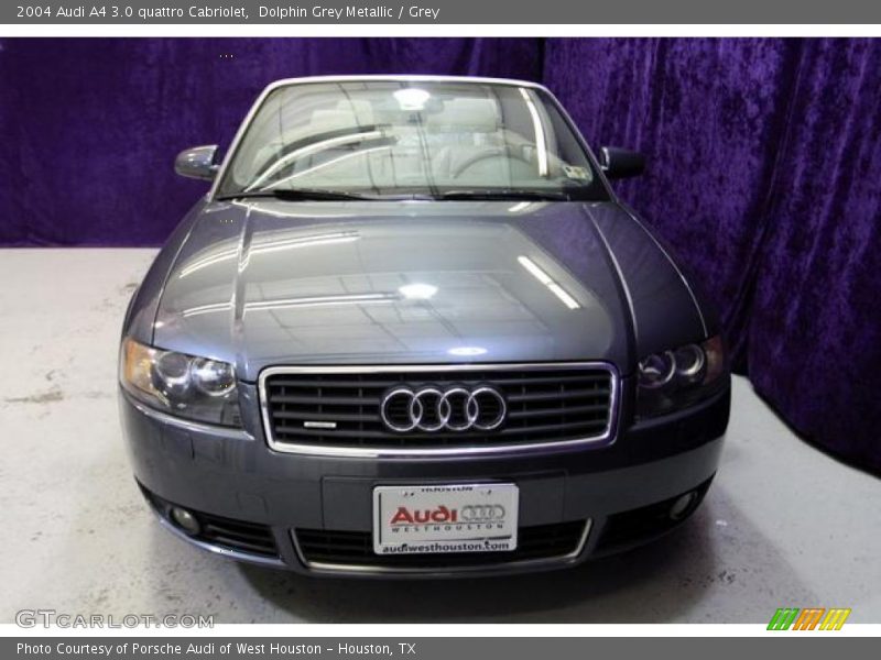 Dolphin Grey Metallic / Grey 2004 Audi A4 3.0 quattro Cabriolet