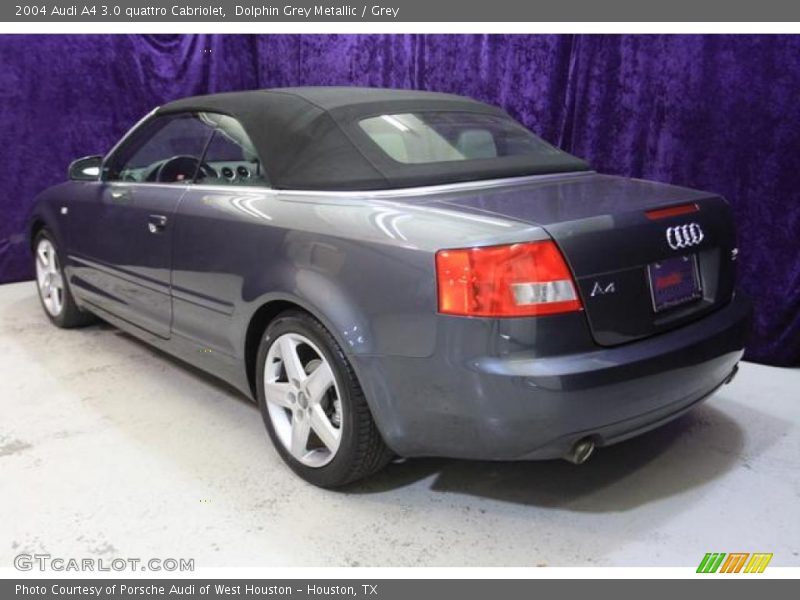 Dolphin Grey Metallic / Grey 2004 Audi A4 3.0 quattro Cabriolet