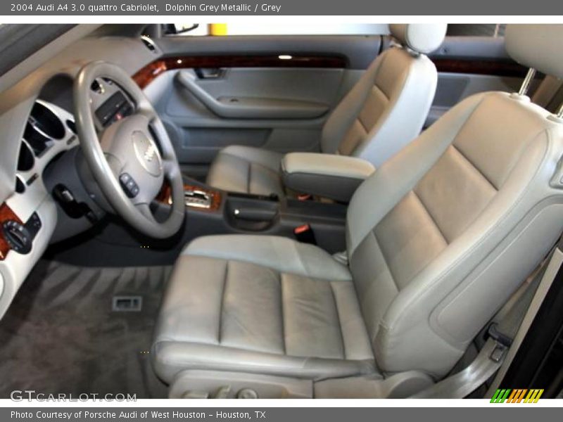 Dolphin Grey Metallic / Grey 2004 Audi A4 3.0 quattro Cabriolet