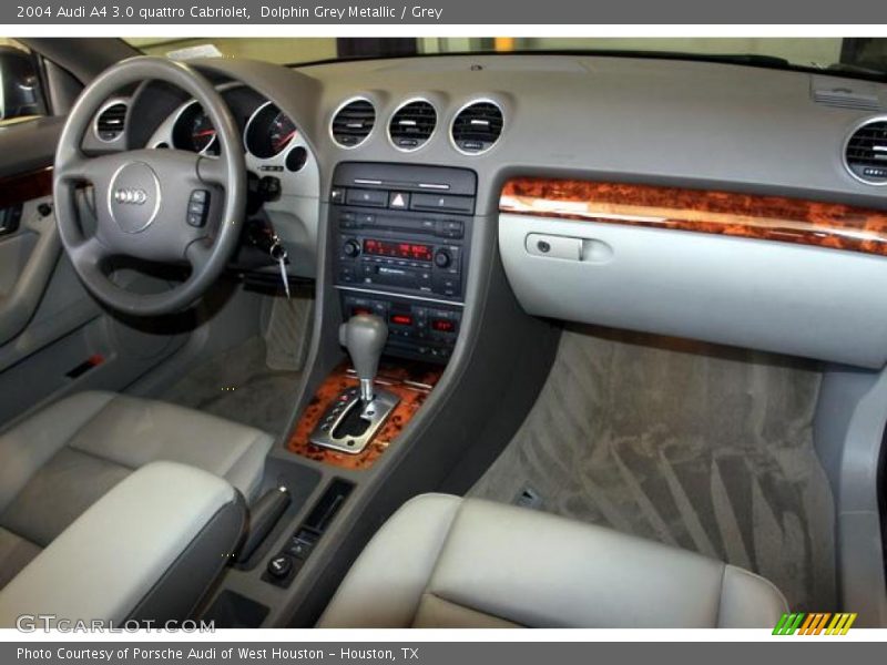 Dolphin Grey Metallic / Grey 2004 Audi A4 3.0 quattro Cabriolet