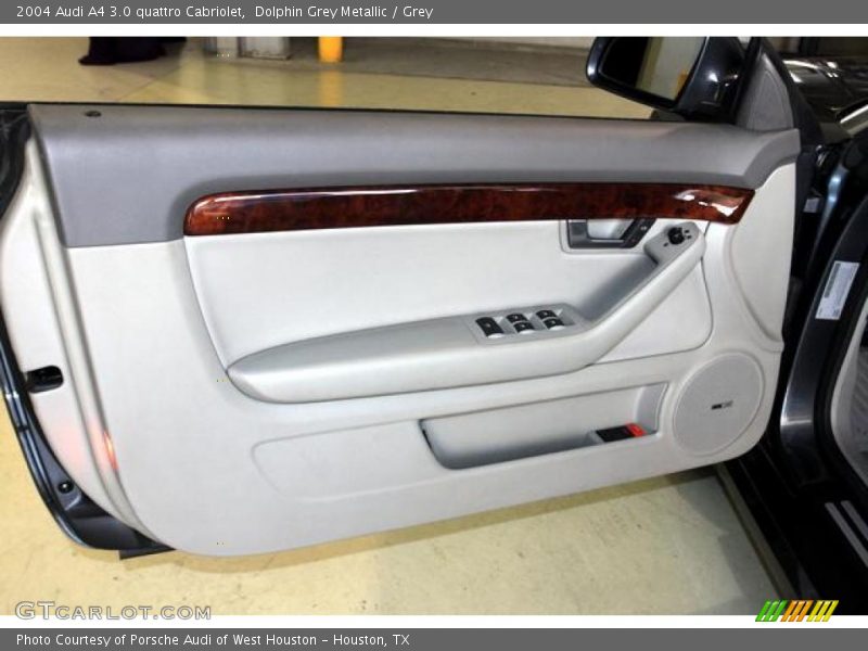 Dolphin Grey Metallic / Grey 2004 Audi A4 3.0 quattro Cabriolet