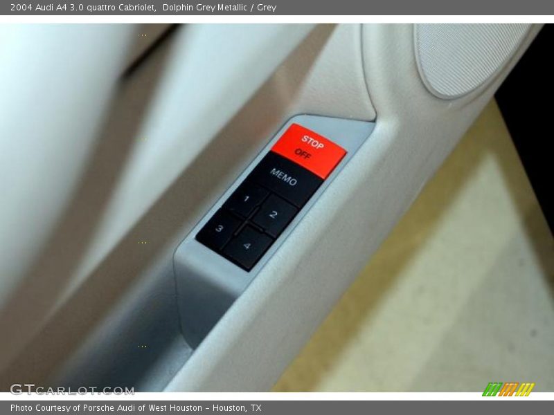 Dolphin Grey Metallic / Grey 2004 Audi A4 3.0 quattro Cabriolet