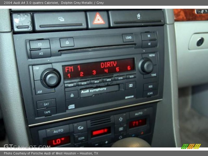 Dolphin Grey Metallic / Grey 2004 Audi A4 3.0 quattro Cabriolet