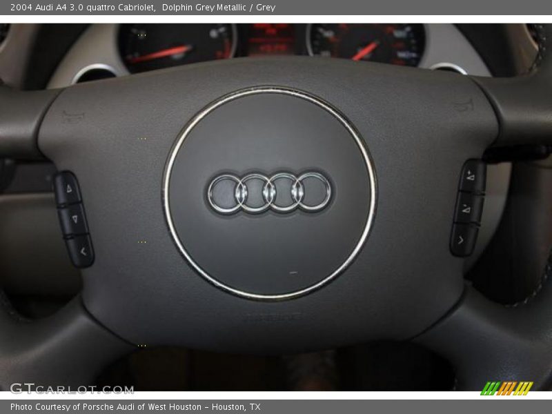 Dolphin Grey Metallic / Grey 2004 Audi A4 3.0 quattro Cabriolet