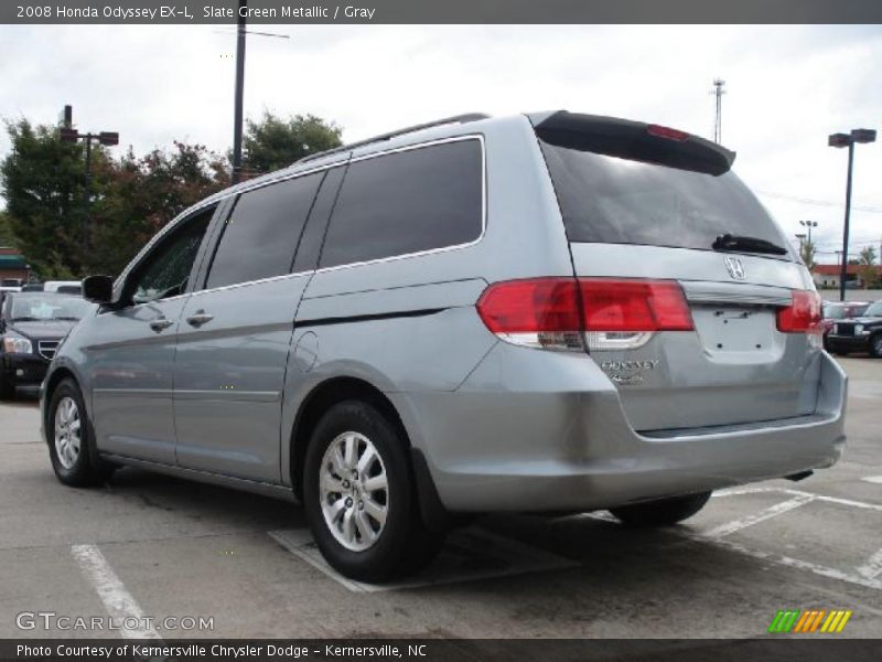 Slate Green Metallic / Gray 2008 Honda Odyssey EX-L