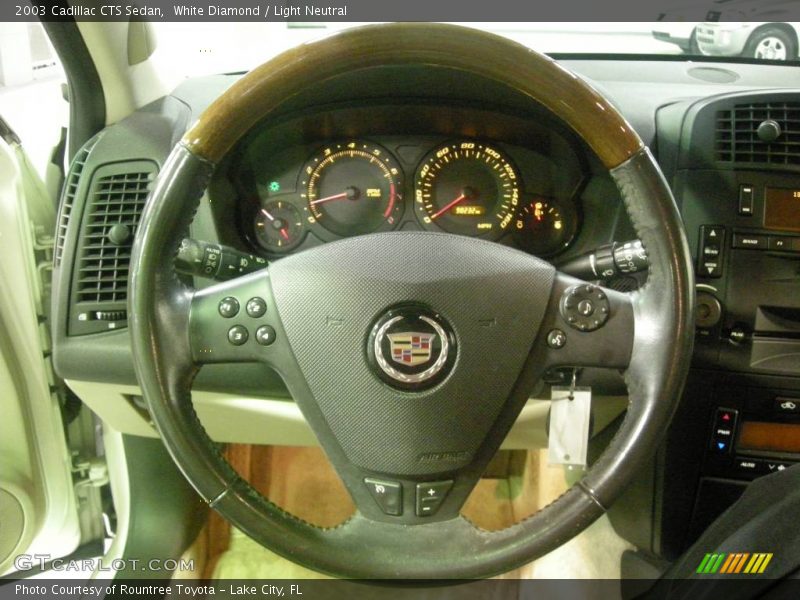 White Diamond / Light Neutral 2003 Cadillac CTS Sedan
