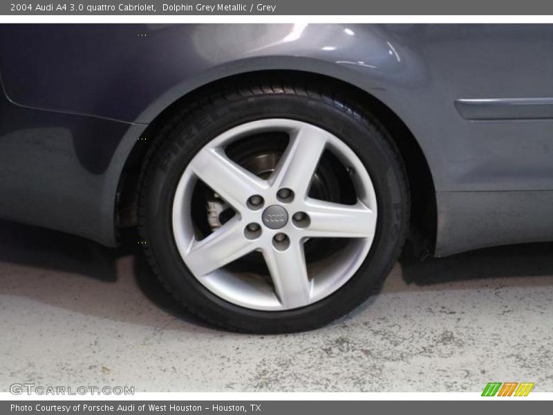 Dolphin Grey Metallic / Grey 2004 Audi A4 3.0 quattro Cabriolet