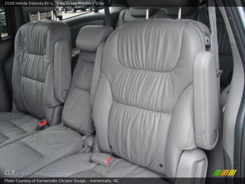 Slate Green Metallic / Gray 2008 Honda Odyssey EX-L