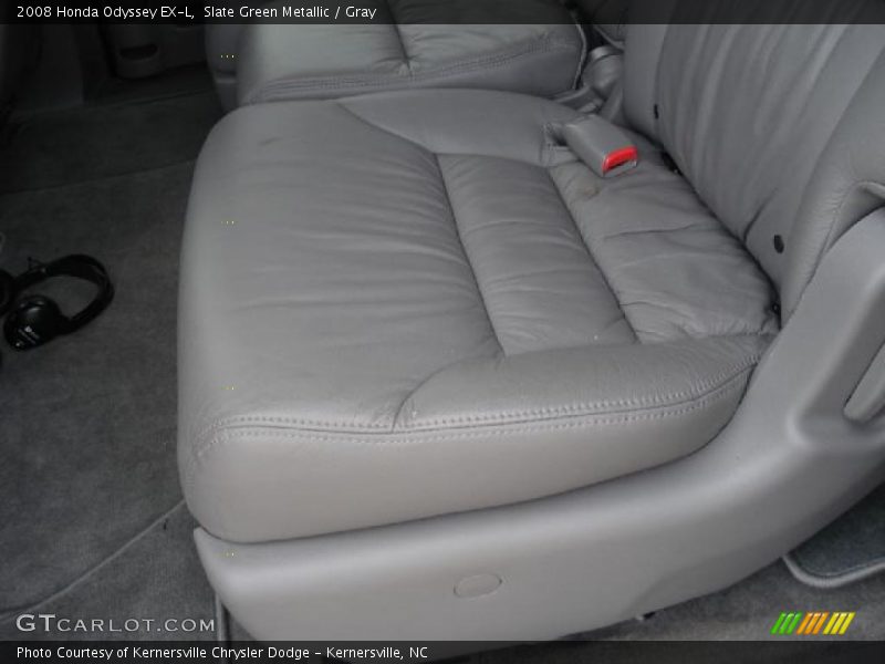 Slate Green Metallic / Gray 2008 Honda Odyssey EX-L