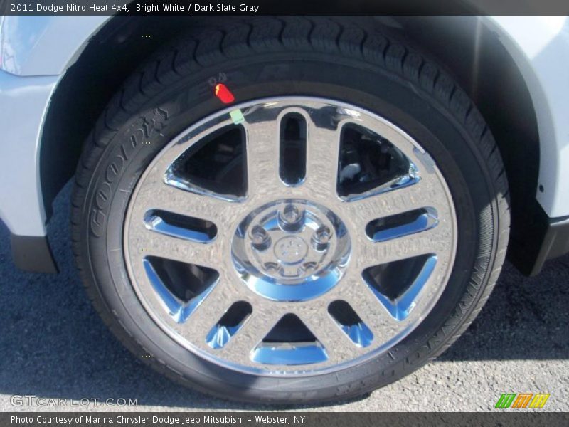 Bright White / Dark Slate Gray 2011 Dodge Nitro Heat 4x4